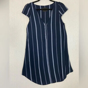 Rails Nordstrom Blue striped 100%  rayon dress Sz S